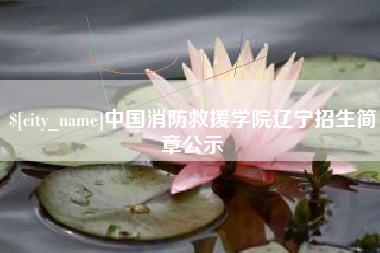 攸县中国消防救援学院辽宁招生简章公示