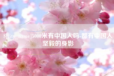攸县5000米有中国人吗-都有中国人坚毅的身影