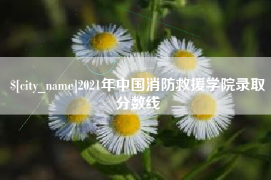 攸县2021年中国消防救援学院录取分数线