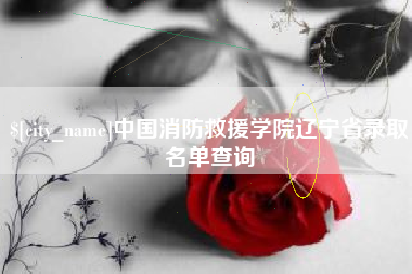 攸县中国消防救援学院辽宁省录取名单查询