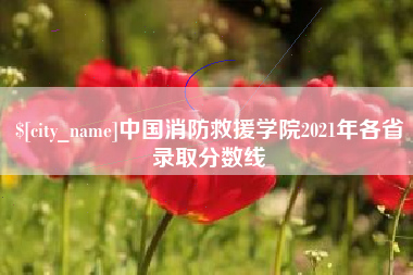 攸县中国消防救援学院2021年各省录取分数线