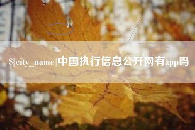攸县中国执行信息公开网有app吗