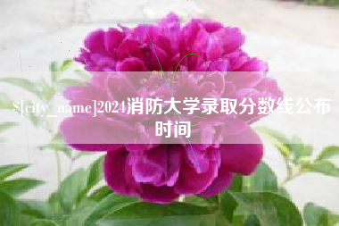 攸县2024消防大学录取分数线公布时间