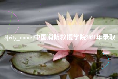 攸县中国消防救援学院2021年录取