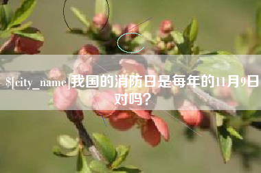 攸县我国的消防日是每年的11月9日对吗？