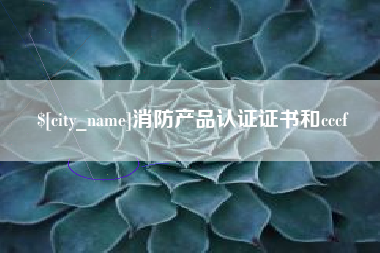 攸县消防产品认证证书和cccf