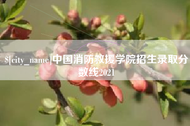 攸县中国消防救援学院招生录取分数线2021