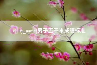 攸县男子五千米成绩标准