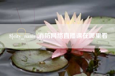 攸县消防网络直播课在哪里看