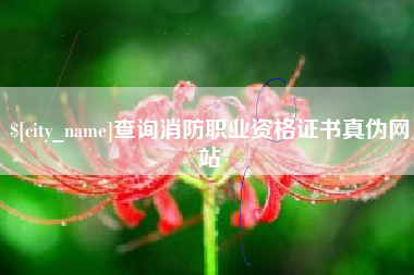攸县查询消防职业资格证书真伪网站