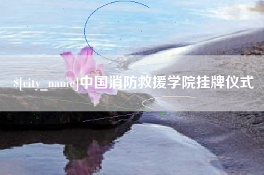 攸县中国消防救援学院挂牌仪式