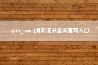攸县消防证书查询官网入口