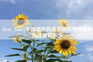 攸县中国消防救援学院报考分数线浙江录取多少