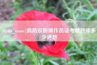 攸县消防设施操作员证考试题库多少道题